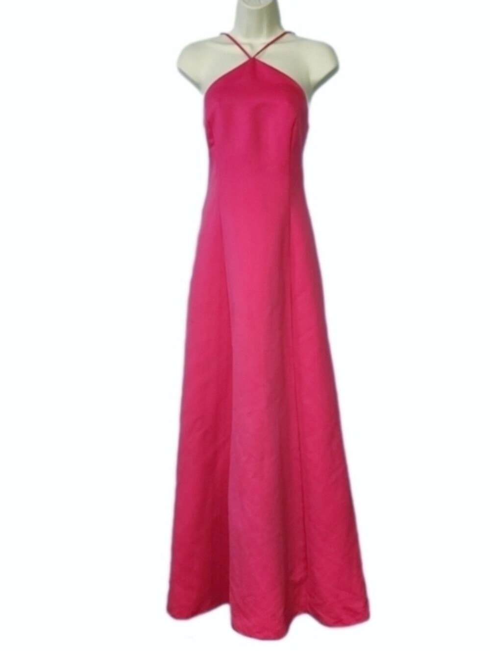 Urban Girl Nites Dress Vintage A-Line Halter Prom Barbiecore Maxi Pink Size 6